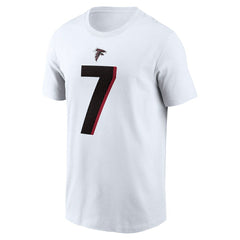 Bijan Robinson Atlanta Falcons Player Name & Number T-Shirt - White discount