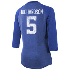 Anthony Richardson Indianapolis Colts Majestic Threads Women's Player Name & Number Tri-Blend 3/4-Sleeve Fitted T-Shirt - Royal sale