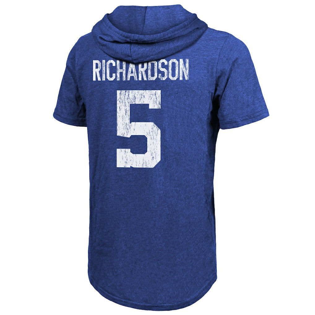 Anthony Richardson Indianapolis Colts Majestic Threads Player Name & Number Tri-Blend Slim Fit Hoodie T-Shirt - Royal online