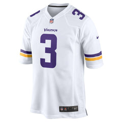 Jordan Addison Minnesota Vikings Away Game Jersey - White discount