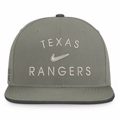 Texas Rangers Pro Dri-FIT Snapback Hat Olive