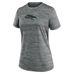 Tampa Bay Rays Women's 2024 City Connect Authentic Collection Velocity Performance T-Shirt Charcoal