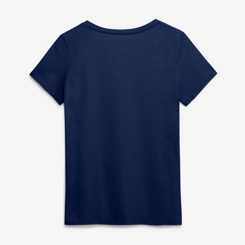 Seattle Seahawks Logo Athletic Women's Primary Logo V-Neck T-Shirt - College Navy outlet