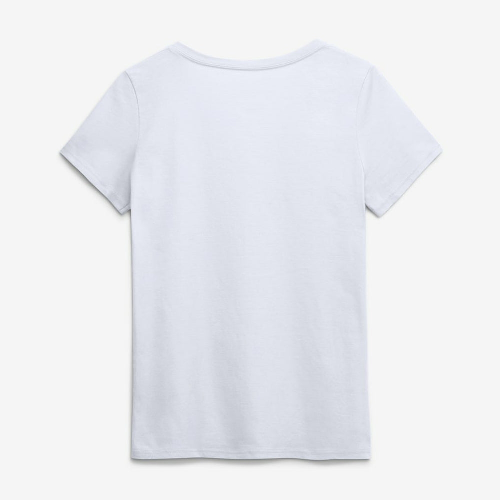 Jacksonville Jaguars Logo Athletic Women's Primary Logo V-Neck T-Shirt - White online
