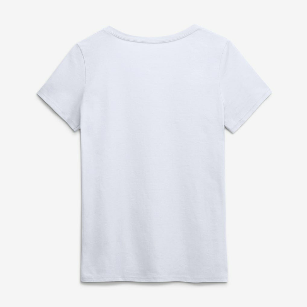 Pittsburgh Steelers Logo Athletic Women's Primary Logo V-Neck T-Shirt - White sale