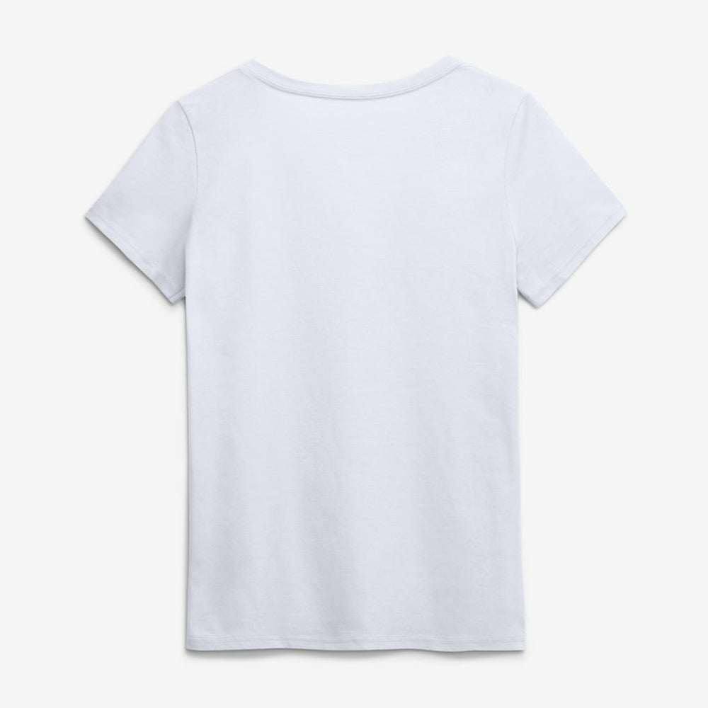 Los Angeles Chargers Logo Athletic Women's Primary Logo V-Neck T-Shirt - White sale
