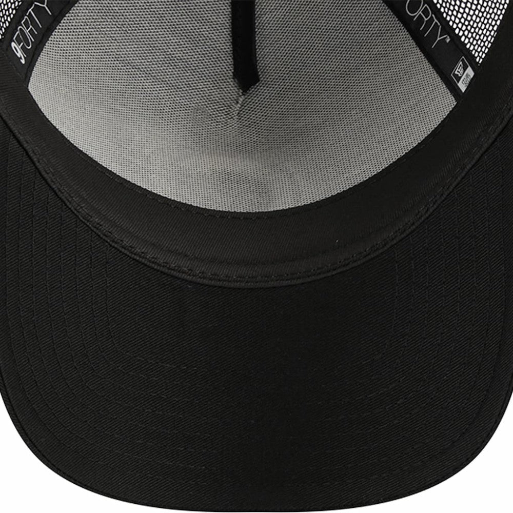 Chicago Cubs A-Frame 9FORTY Trucker Adjustable Hat Black