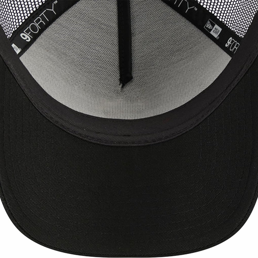 Houston Astros A-Frame 9FORTY Trucker Adjustable Hat Black
