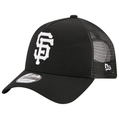 San Francisco Giants A-Frame 9FORTY Trucker Adjustable Hat Black
