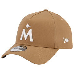 Minnesota Twins A-Frame 9FORTY Adjustable Hat Khaki