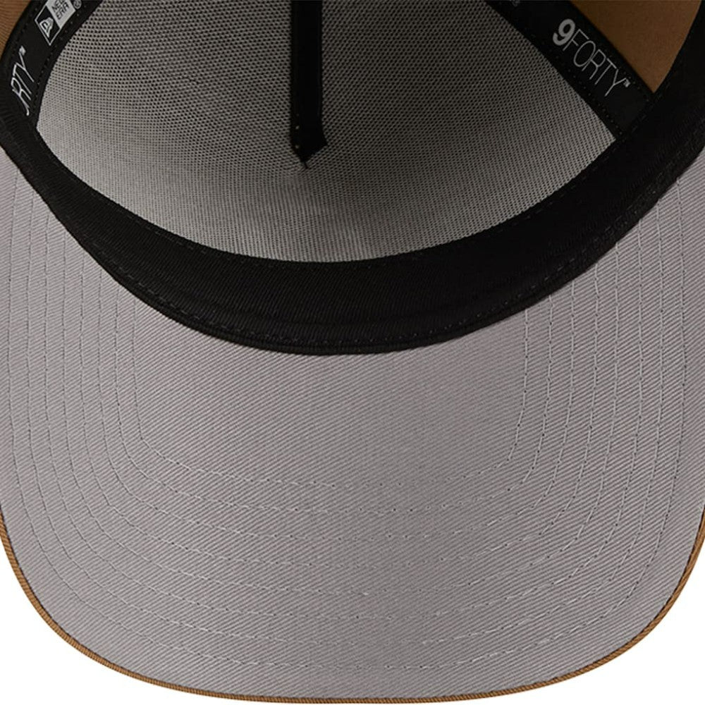 Minnesota Twins A-Frame 9FORTY Adjustable Hat Khaki