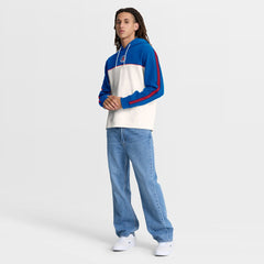 Paris Saint-Germain Retro Overhead Tri-Blend Hoodie - Royal/White discount