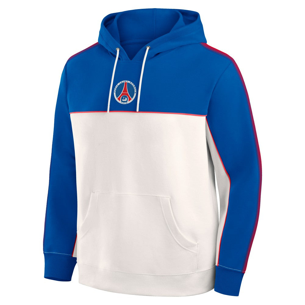 Paris Saint-Germain Retro Overhead Tri-Blend Hoodie - Royal/White discount