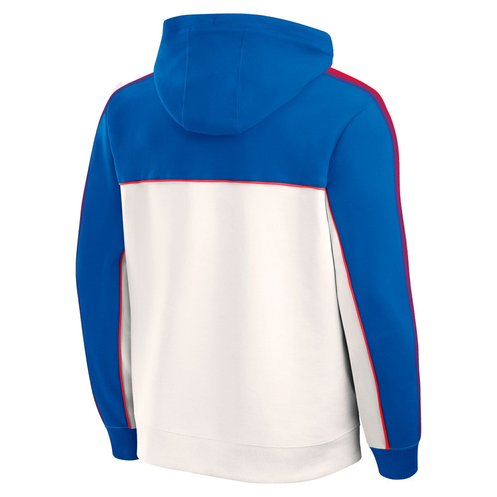 Paris Saint-Germain Retro Overhead Tri-Blend Hoodie - Royal/White discount
