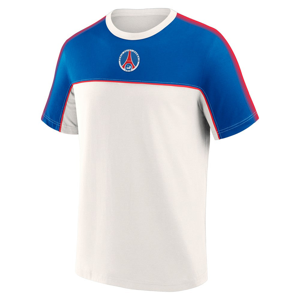 Paris Saint-Germain Retro T-Shirt - White/Blue sale