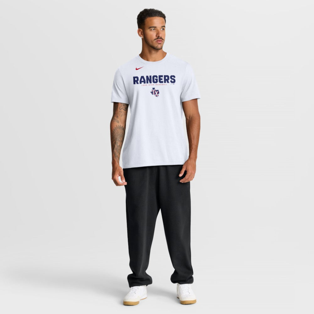 Texas Rangers Bold Team Name T-Shirt White
