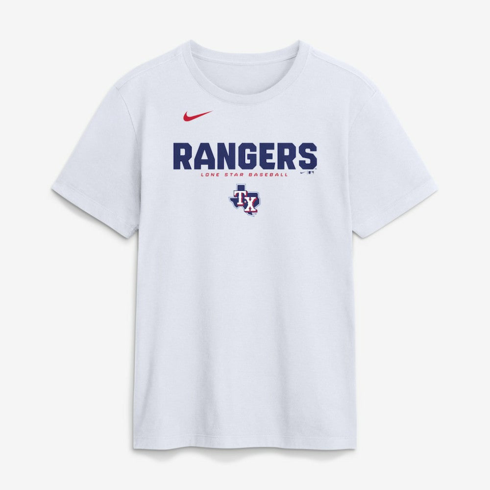 Texas Rangers Bold Team Name T-Shirt White