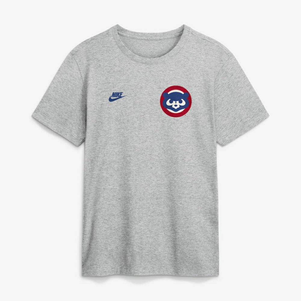 Chicago Cubs Cooperstown 2-Hit T-Shirt Heather Gray