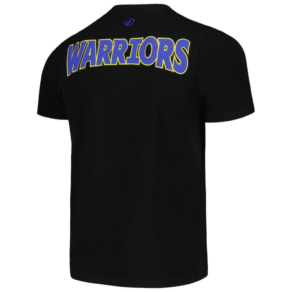 Golden State Warriors FISLL 3D Puff Print Sliced Logo T-Shirt sale - Black discount