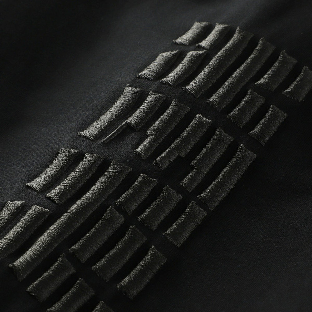 New York Knicks FISLL 3D Puff Print Sliced Logo T-Shirt - Black sale