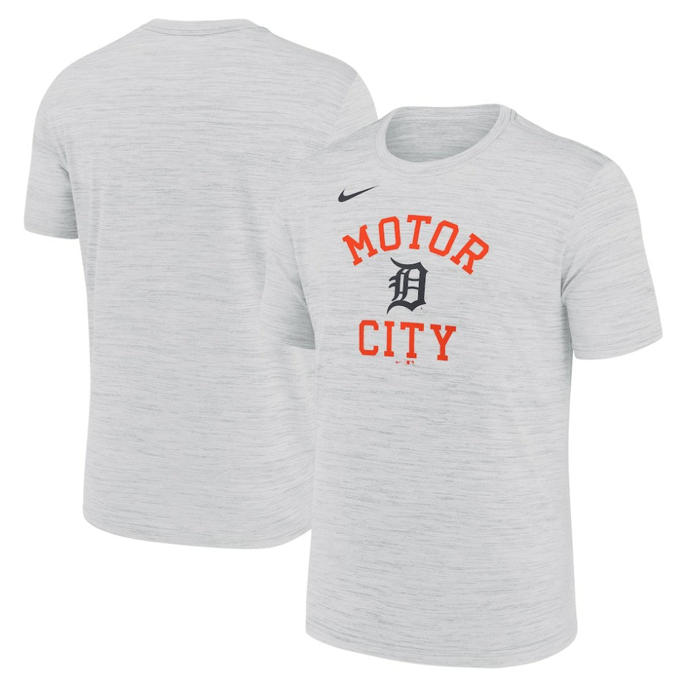 Detroit Tigers Velocity Team Phrase Dri-FIT T-Shirt Ash