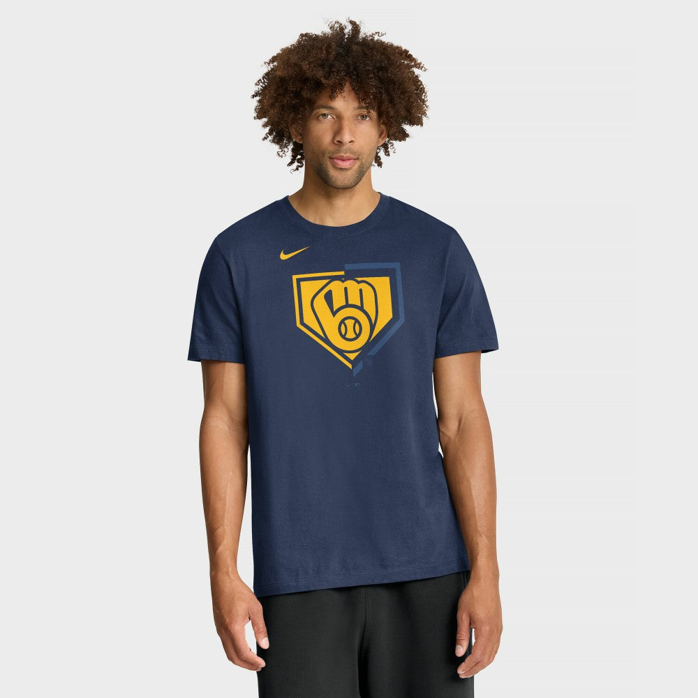 Milwaukee Brewers Icon T-Shirt Navy