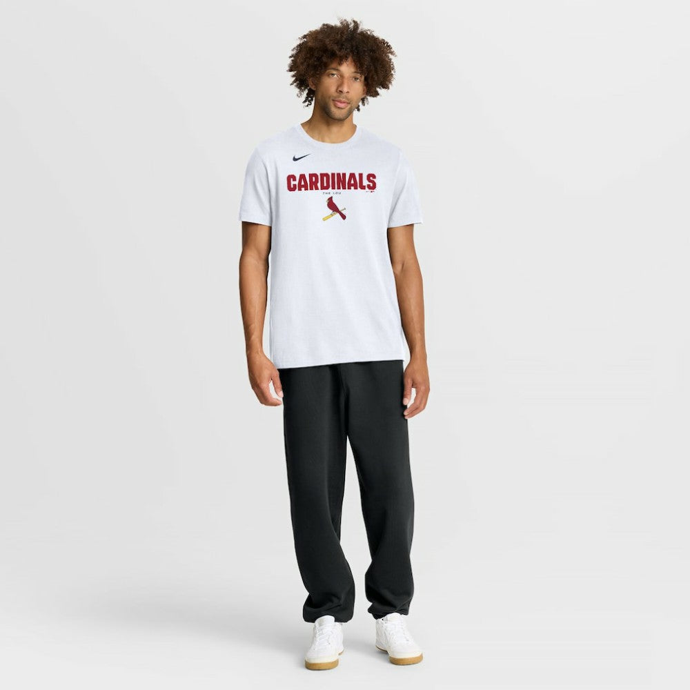 St. Louis Cardinals Bold Team Name T-Shirt White