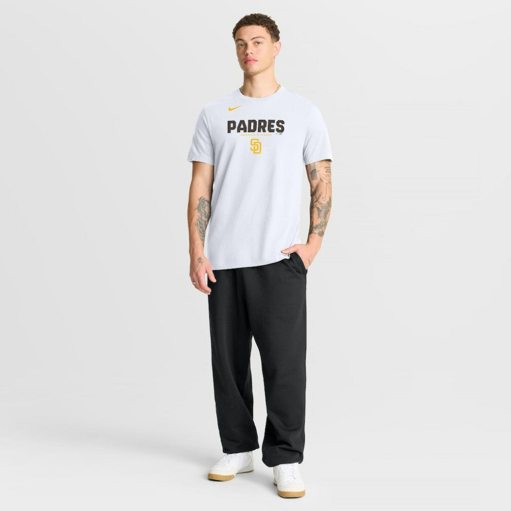 San Diego Padres Bold Team Name T-Shirt White