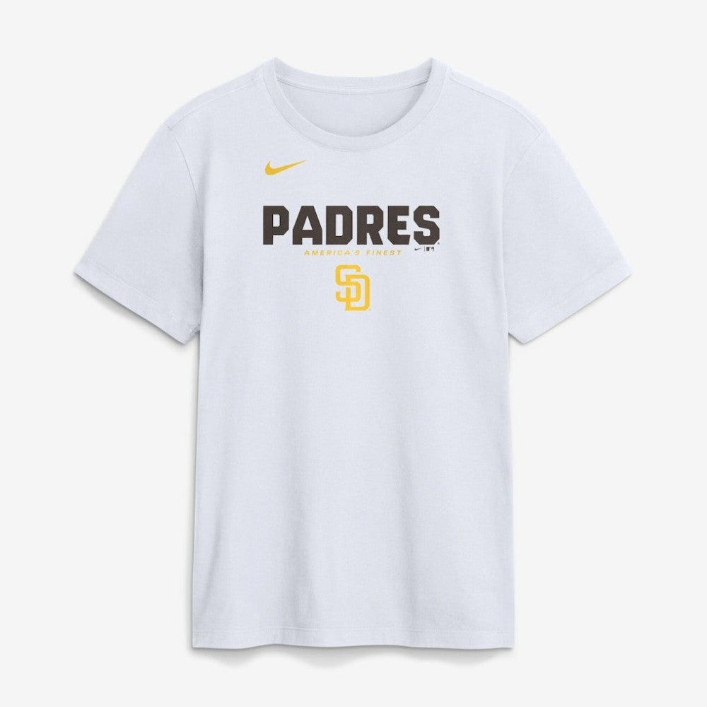 San Diego Padres Bold Team Name T-Shirt White