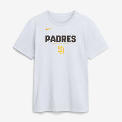 San Diego Padres Bold Team Name T-Shirt White