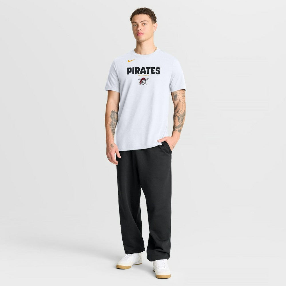 Pittsburgh Pirates Bold Team Name T-Shirt White