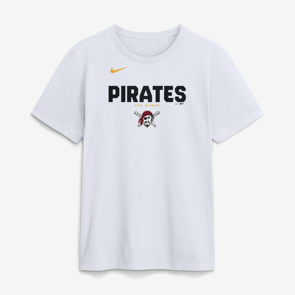 Pittsburgh Pirates Bold Team Name T-Shirt White