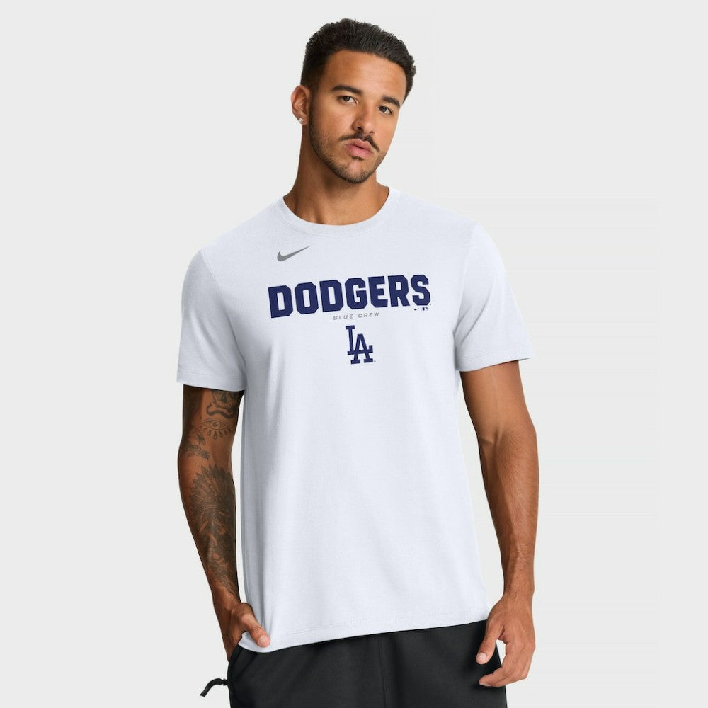 Los Angeles Dodgers Bold Team Name T-Shirt White