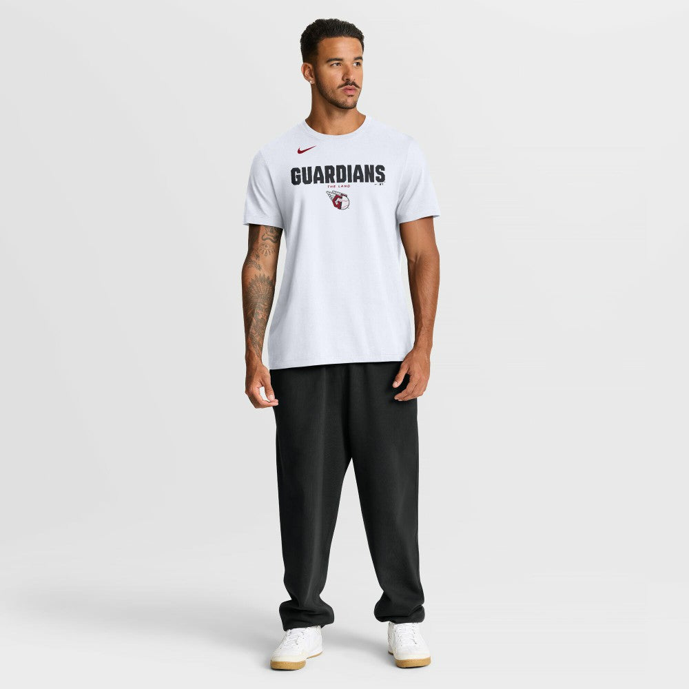 Cleveland Guardians Bold Team Name T-Shirt White