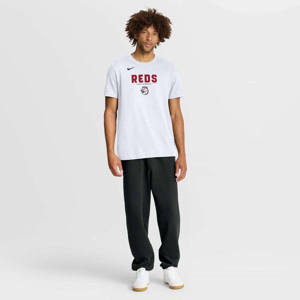 Cincinnati Reds Bold Team Name T-Shirt White