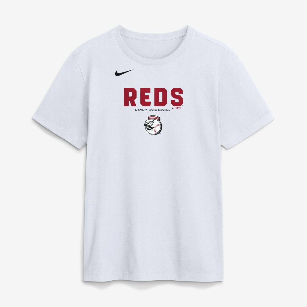 Cincinnati Reds Bold Team Name T-Shirt White