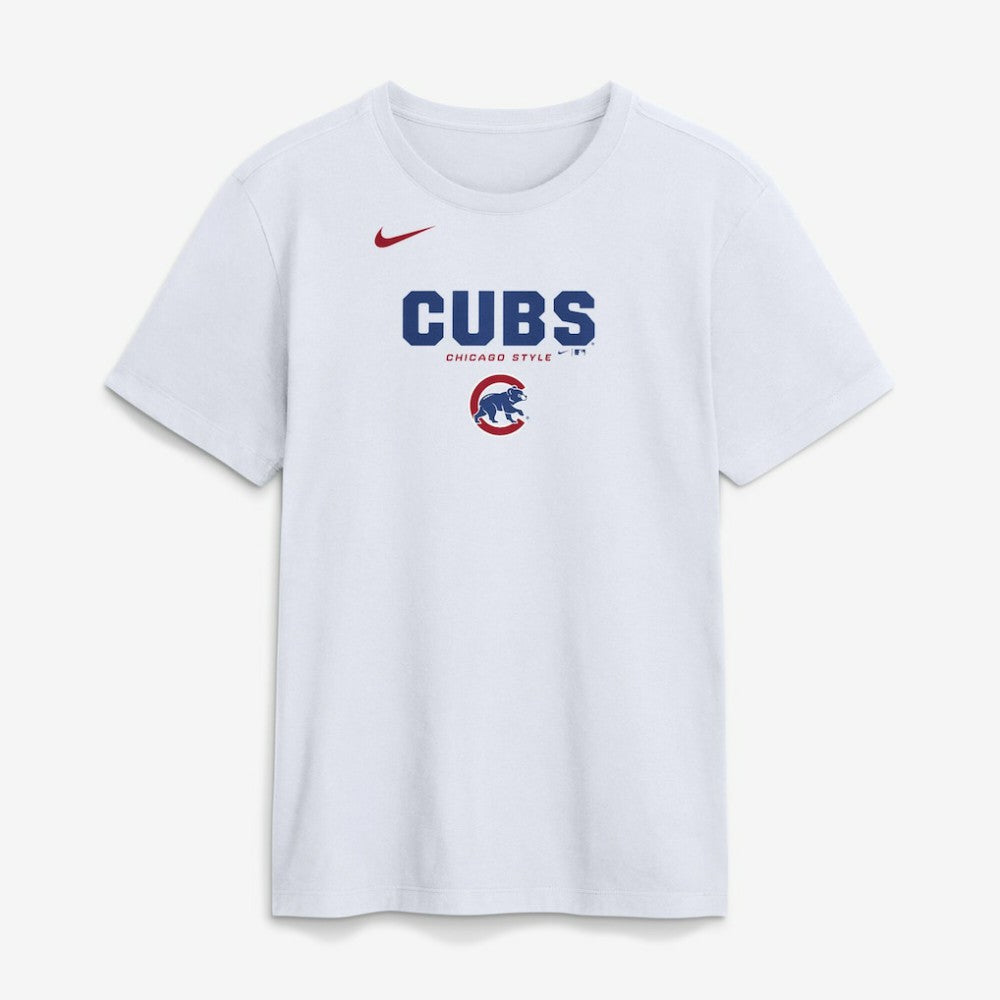 Chicago Cubs Bold Team Name T-Shirt White