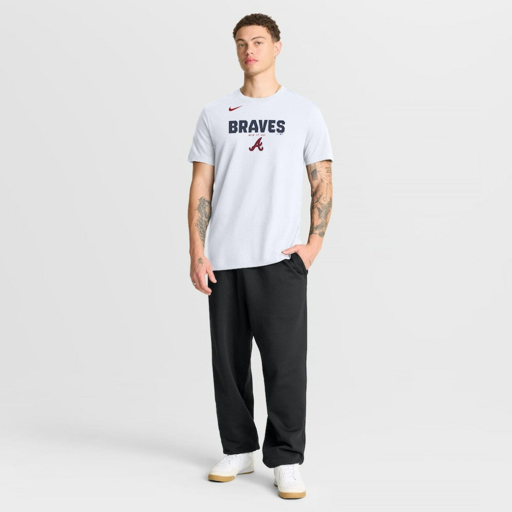 Atlanta Braves Bold Team Name T-Shirt White