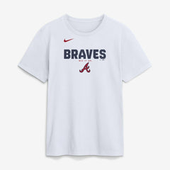 Atlanta Braves Bold Team Name T-Shirt White
