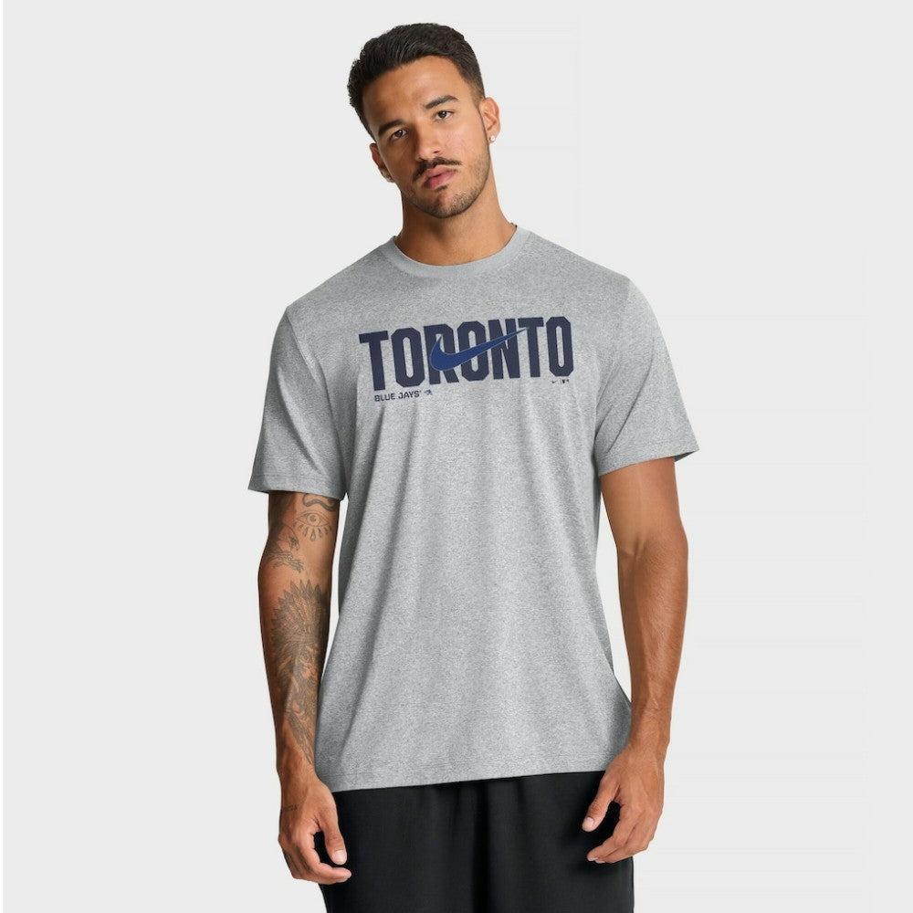 Toronto Blue Jays Swoosh Legend Dri-FIT T-Shirt Heather Gray