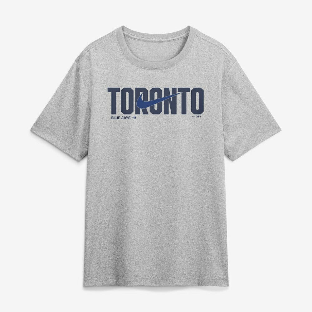 Toronto Blue Jays Swoosh Legend Dri-FIT T-Shirt Heather Gray