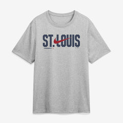 St. Louis Cardinals Swoosh Legend Dri-FIT T-Shirt Heather Gray