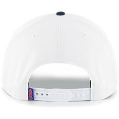 Chicago Cubs Flag Script Hitch Snapback Hat White