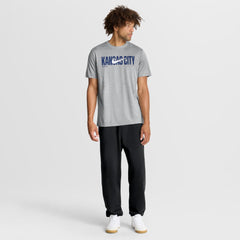 Kansas City Royals Swoosh Legend Dri-FIT T-Shirt Heather Gray