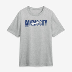 Kansas City Royals Swoosh Legend Dri-FIT T-Shirt Heather Gray