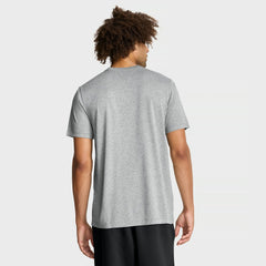 Cleveland Guardians Swoosh Legend Dri-FIT T-Shirt Heather Gray