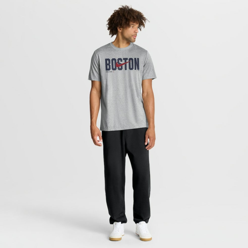 Boston Red Sox Swoosh Legend Dri-FIT T-Shirt Heather Gray