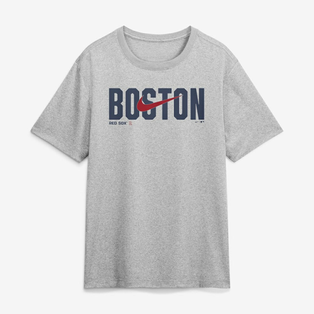 Boston Red Sox Swoosh Legend Dri-FIT T-Shirt Heather Gray