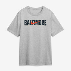 Baltimore Orioles Swoosh Legend Dri-FIT T-Shirt Heather Gray