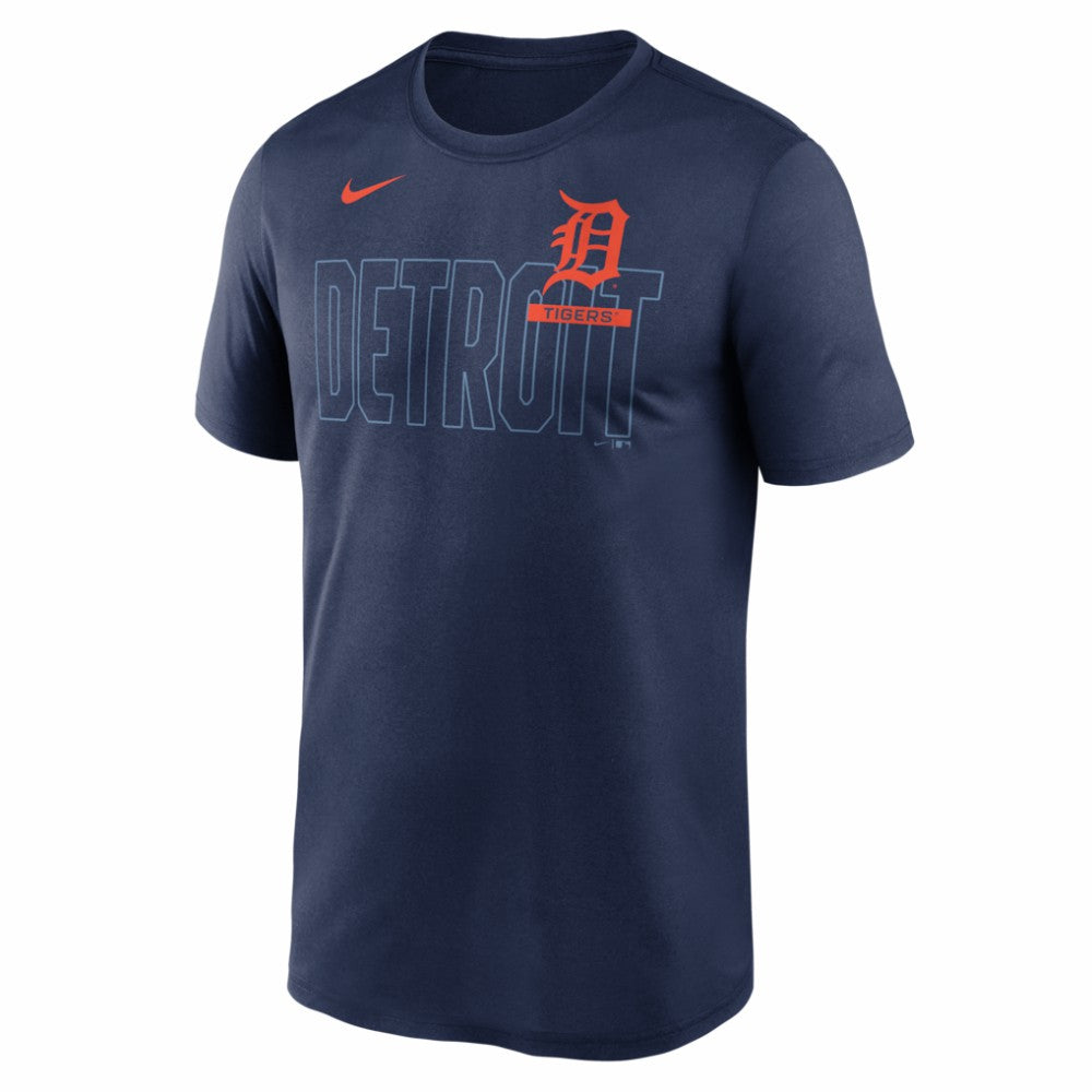 Detroit Tigers Knockout Team Legend Dri-FIT T-Shirt Navy